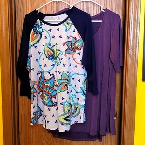 Lularoe tops, 2 for the price of 1